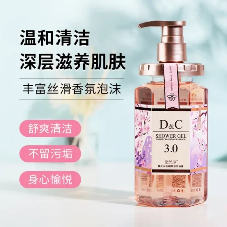 ⁦Anti-dandruff Anti-itch Refreshing Shampoo Cherry Blossom Amino Acid Shampoo Long-lasting Fragrances Shampoo Clean Scalp Beauty⁩ - الصورة ⁦2⁩