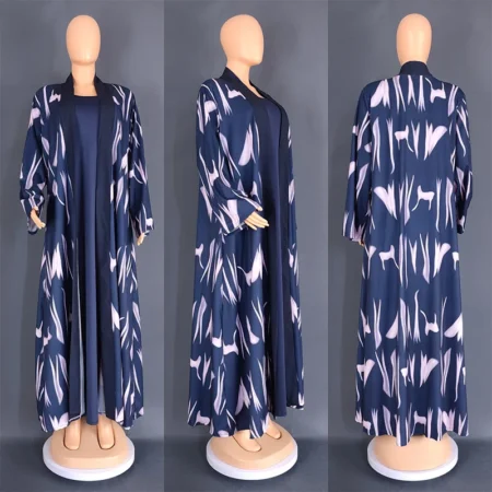 Jalabiya Abayas Dress Set Kaftan - Image 6