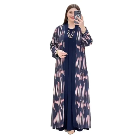 Jalabiya Abayas Dress Set Kaftan - Image 5