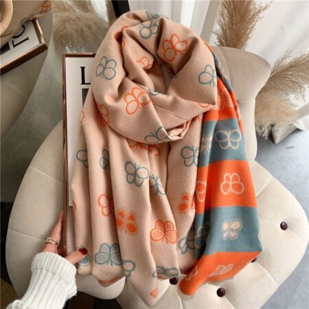 Double-sided Artificial Cashmere Scarf Thickened - Image 6