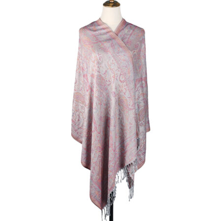 Ethnic Style Cashew Pattern Jacquard Tassel Scarf For Women - Image 4