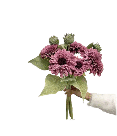 Artificial Sunflower Flower Bouquet Decor