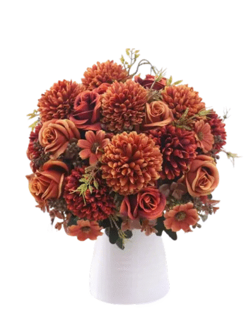 Silk Rose Artificial Flowers D...
