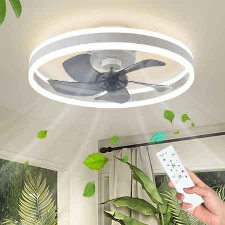 Ceiling Fan With Light And Remote Control