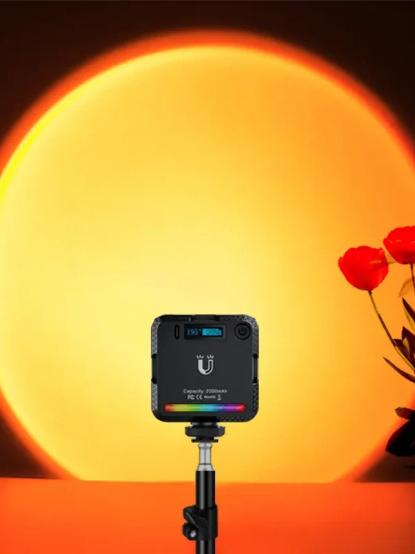 ضوء إسقاط قوس قزح RGB - مصباح تعبئة LED مغناطيسي للتصوير الفوتوغرافي وTikTok