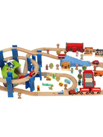 Wooden Train Track Set – Bri...