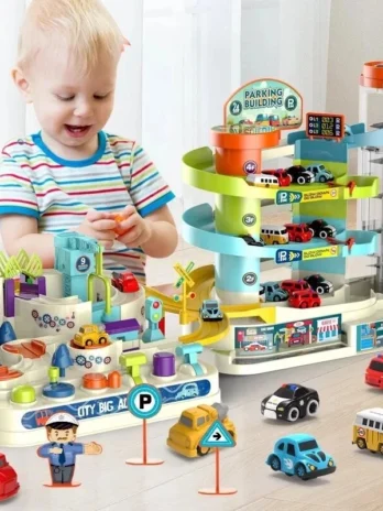 Adventure Track Car Set – El...