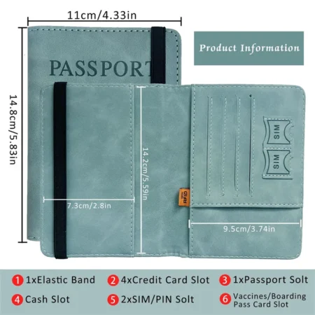 Passport Covers Holder Multi-Function - Image 4