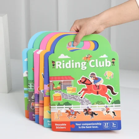 Kids DIY Reusable Bubble Sticker Book – Portable Quiet Activity Toy - Image 3