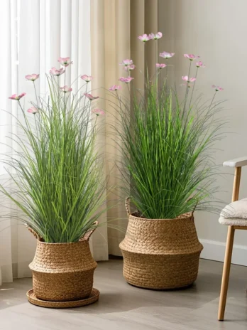 4pcs Artificial Green Plants