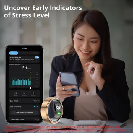 2024 COLMI R02 Smart Ring with Charging Case - Image 4