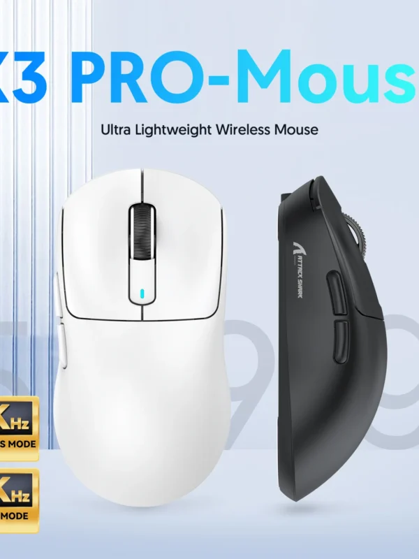 Lightweight Wireless Tri-Mode Gaming Mouse