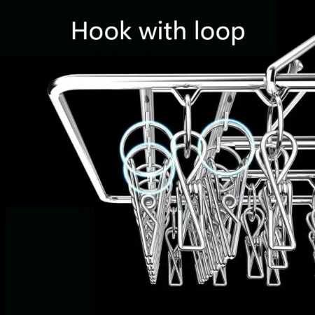 Stainless Steel  Clothespin Laundry Hanger - Image 3