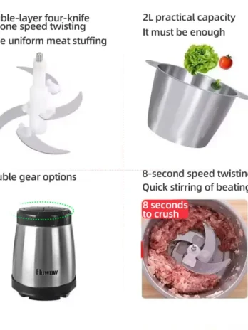 2Speeds 304Stainless Steel Ele...