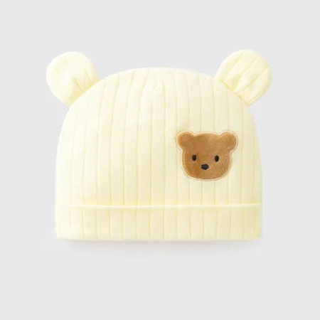 Autumn Winter Baby Cotton Hat | Cute Ear-Shaped Cap for Newborns (0–3 Months) - Image 4