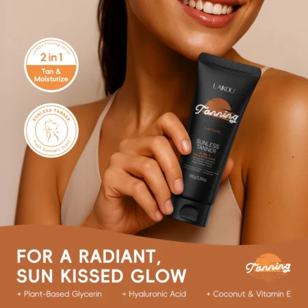 LAIKOU Tanning Lotion – Hydrating Self Tanner with Fresh Scent (100g)