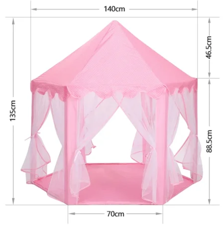 Portable Children's Tent for Kids Tent Toys for Girls Princess Castle Tipi Infantil Teepee Baby Christmas Gifts - Image 3