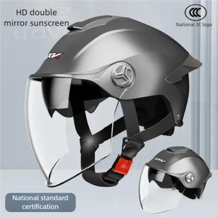 Helmet Electric Car Battery Motorcycle Helmet Summer Sunscreen - Image 6