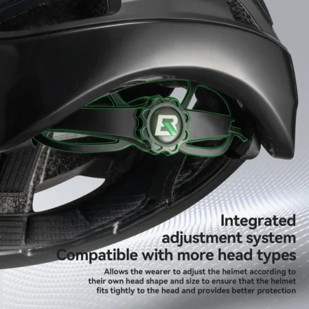 ROCKBROS Bike Helmet Light Helmet with Remote Control Rechargeable - Image 2