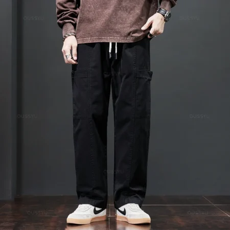 ⁦Casual Korean Jogger Men's Cargo Pants⁩ - الصورة ⁦4⁩