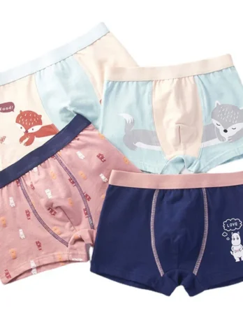 4Pcs Boys Cartoon Underwear Se...