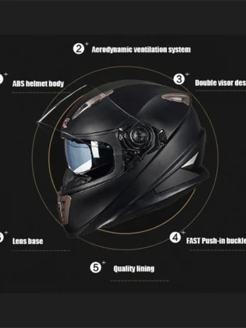 Full Face Motorcycle Helmets L...