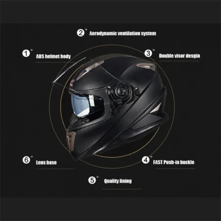 Full Face Motorcycle Helmets Latest Downhill Racing - Image 2