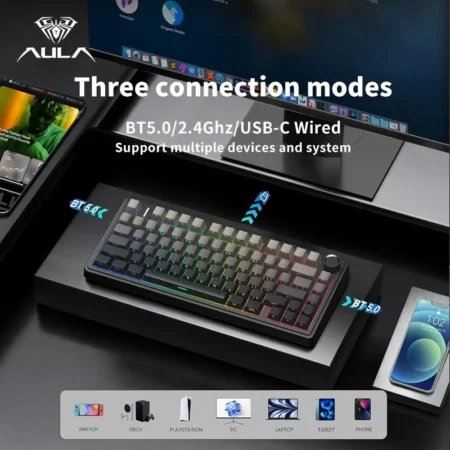 Gaming Mechanical Keyboard RGB Customized - Image 3