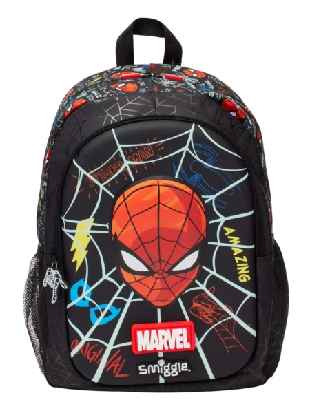 ⁦Smiggle Marvel Spider-Man School Set – Backpack, Lunch Bag, Wallet & Stationery Gifts for Kids⁩ - الصورة ⁦3⁩