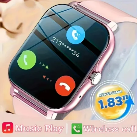 KESHUYOU 2025 Smart Watch – Bluetooth Calling & Health Monitor for Men & Women