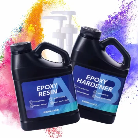 2000ML Epoxy Resin Kit 1:1 Ratio Crystal Clear Epoxy