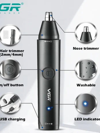 VGR Professional Nose Hair Tri...