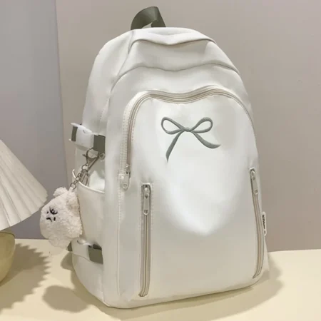 2025 Unisex Harajuku School & Travel Backpack – Cute College Book Bag for Teens