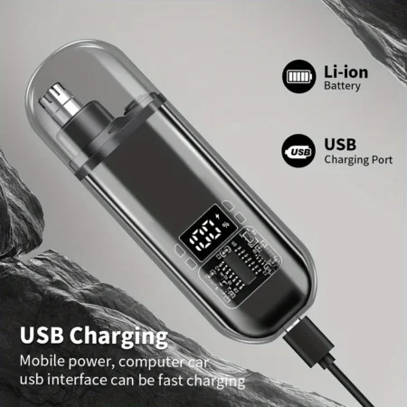 Portable nose and ear hair trimmer - Image 3