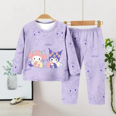 Anime Cinnamoroll Kids Pajama Set – Soft, Breathable Nightwear for Boys & Girls - Image 6
