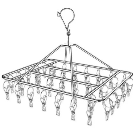 Stainless Steel  Clothespin Laundry Hanger - Image 2