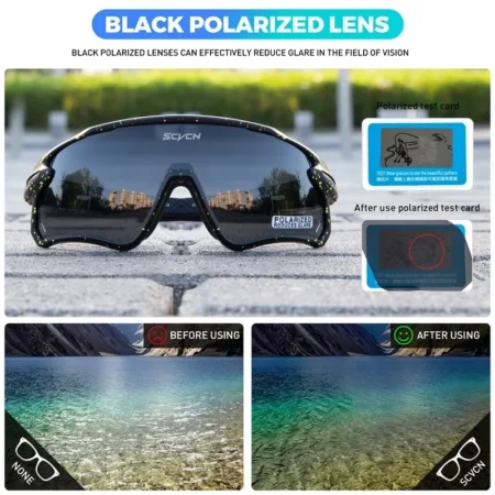 SCVCN Outdoor Climbing Photochromic Cycling Glasses - Image 6