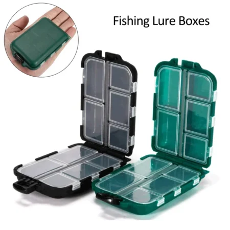 10 Compartments Fishing Lure Boxes Bait Storage Case