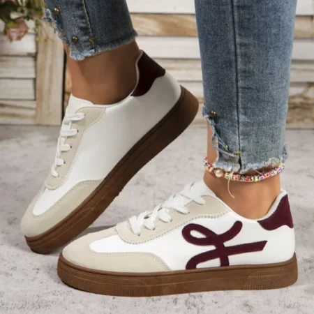 2025 Women's Platform Sneakers – Breathable Thick Sole Casual Shoes for Spring & Summer - Image 3
