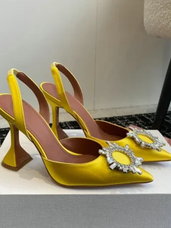 2025 Rhinestone Bow High Heels...