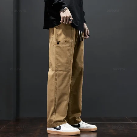 ⁦Casual Korean Jogger Men's Cargo Pants⁩ - الصورة ⁦3⁩