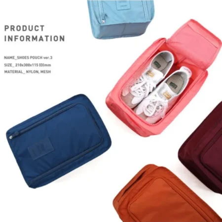 ⁦Folding Waterproof Travel Shoes Storage Bag⁩ - الصورة ⁦3⁩