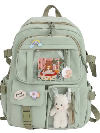 Cute Waterproof Nylon Backpack...