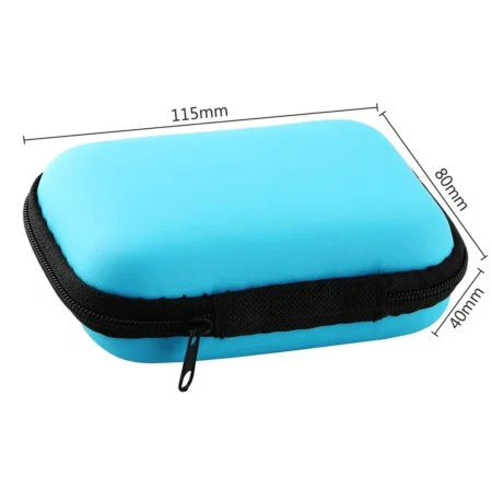 ⁦Travel Cable Organizer Bag – Portable Zipper Case for Electronics & Earphones⁩ - الصورة ⁦6⁩