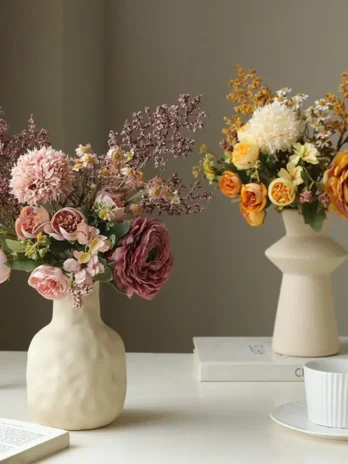 Elegant Silk Floral Bouquets D...