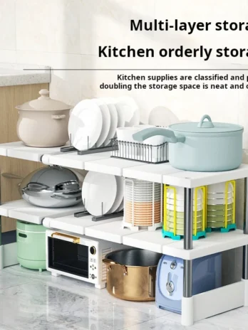 Kitchen retractable sink stora...