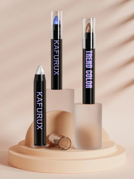24-Color Pearlescent Glitter Eyeshadow & Eyeliner Pencil – Waterproof, Matte & Shimmer Eye Makeup Pen