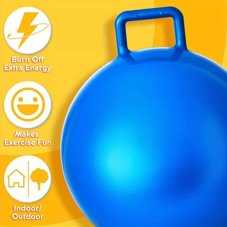 45cm Inflatable Jumping Ball with Handle – Outdoor Kids Toy - Image 2