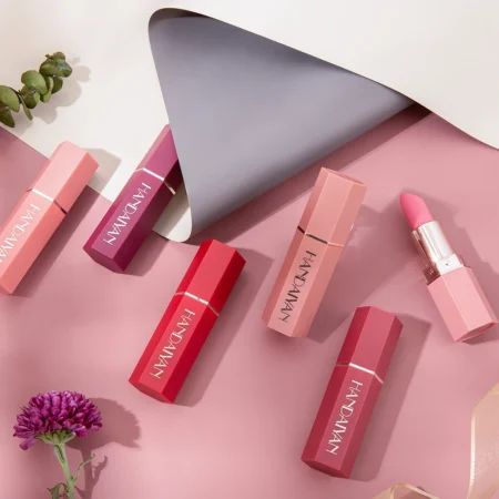6-Color Matte Lipstick Set – Long-Lasting, Waterproof, Non-Stick, Smudge-Proof Velvet Finish - Image 6