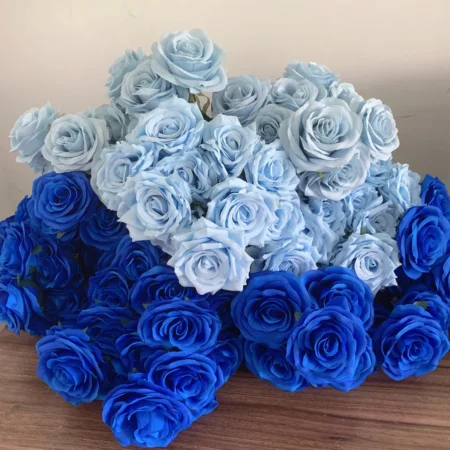 9Heads Roses Bouquet Artificial Flower